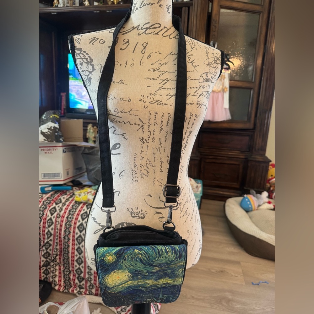 Starry starry night crossbody purse from museum in Paris!